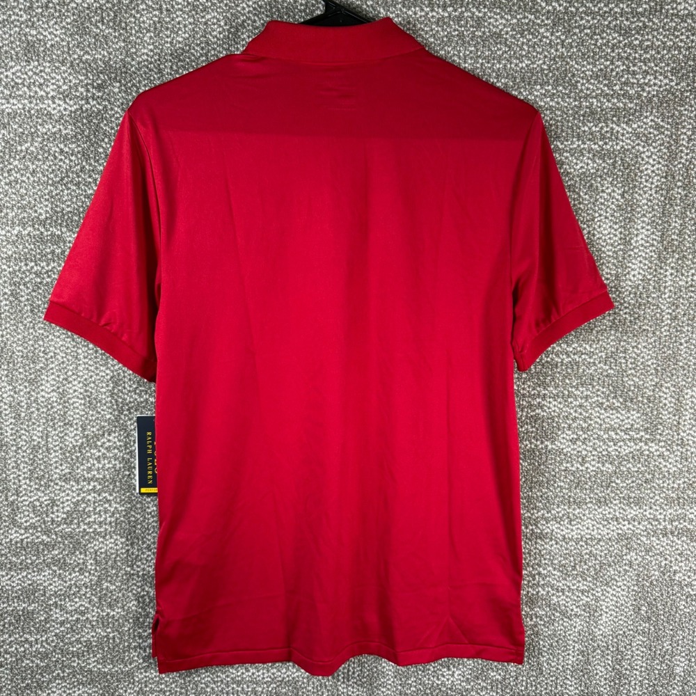 Polo Ralph Lauren Performance Polo Kids L 14-16 Red Short Sleeve Pony Logo Shirt - Picture 4 of 10